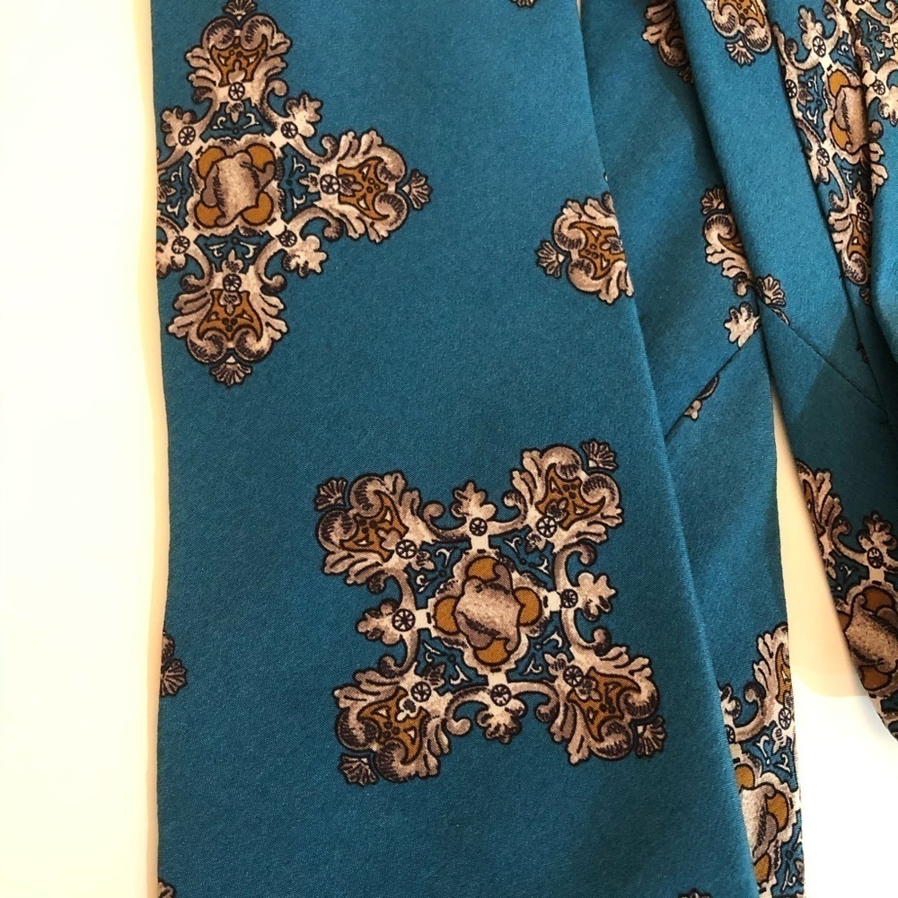 🔷 Silk Teal Bill Robinson Tie 🔷